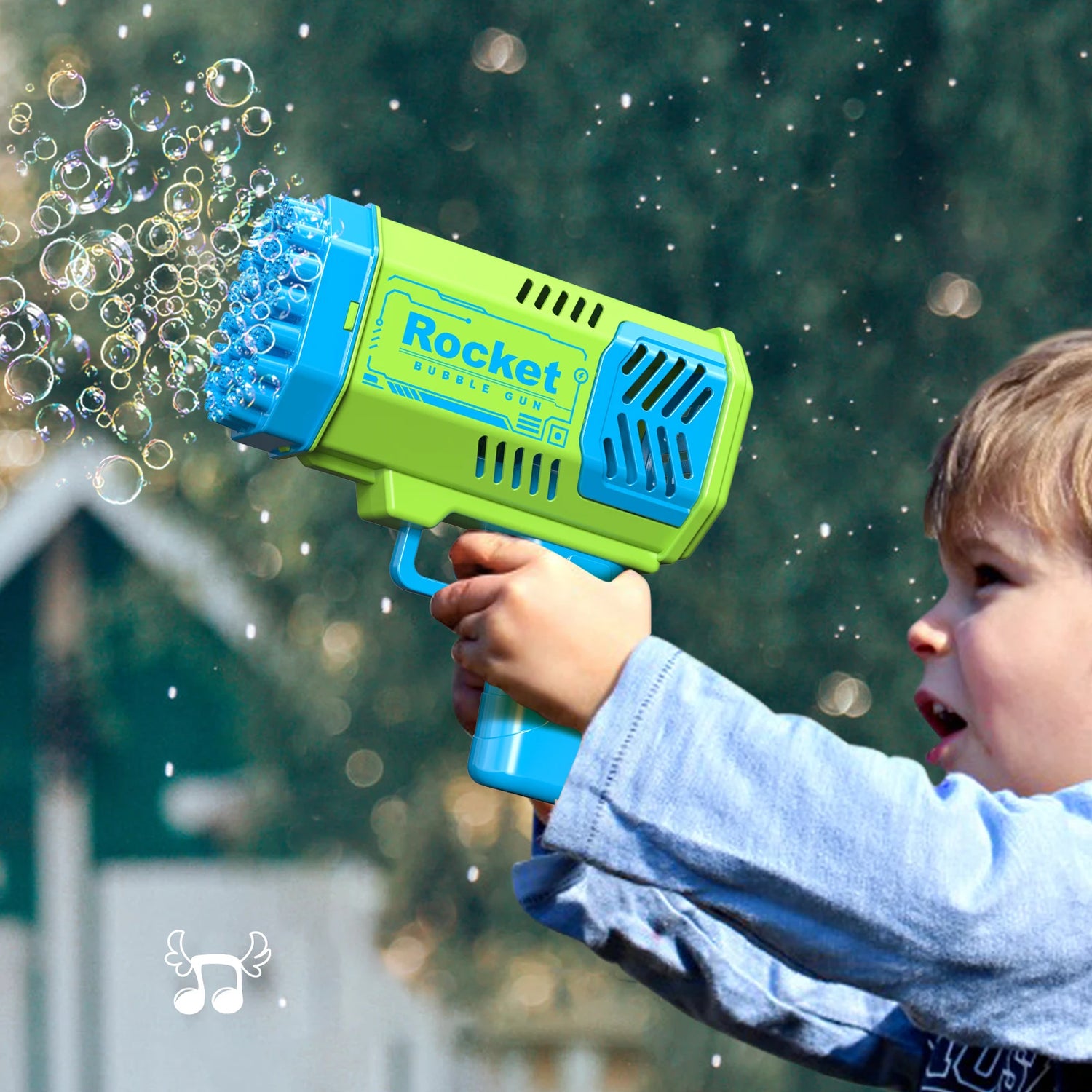 Electric Bubble Rocket Launcher