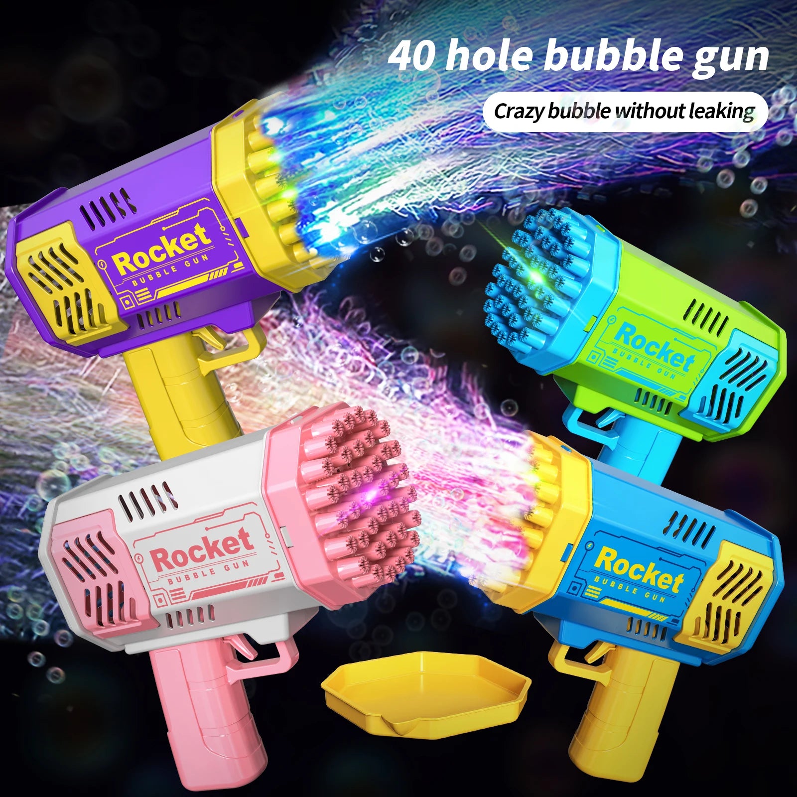 Electric Bubble Rocket Launcher